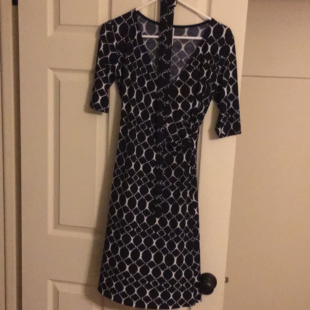 Gillis faux wrap dress